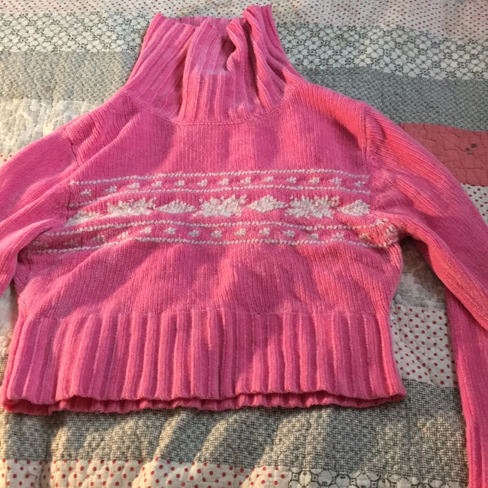 Kids Pink Turtleneck